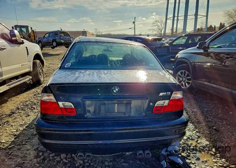 2003 BMW M3 из США, поврежденный, VIN WBSBL93473JR22064